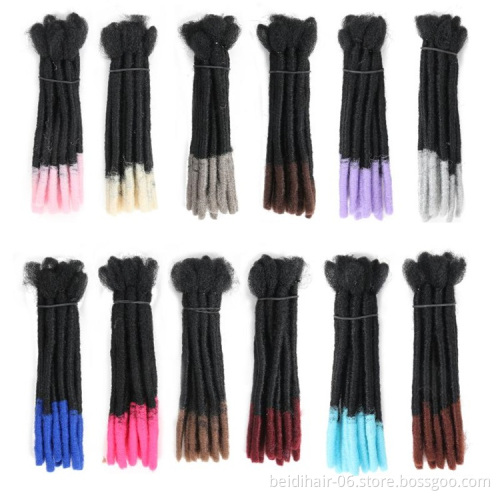 Dreadlocks Ombre Color Crochet Braids Soft Goddess Faux Locs